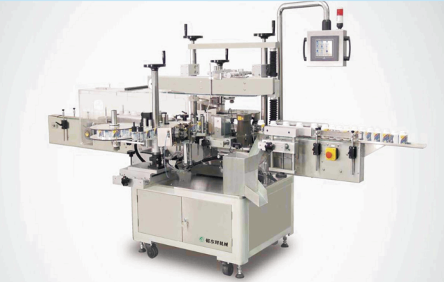 JTB926 double side rotary table round bottle positioning and labeling machine