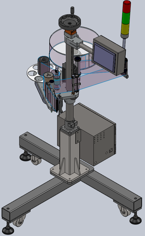 JTB602 floor-type labeling machine (side paste)